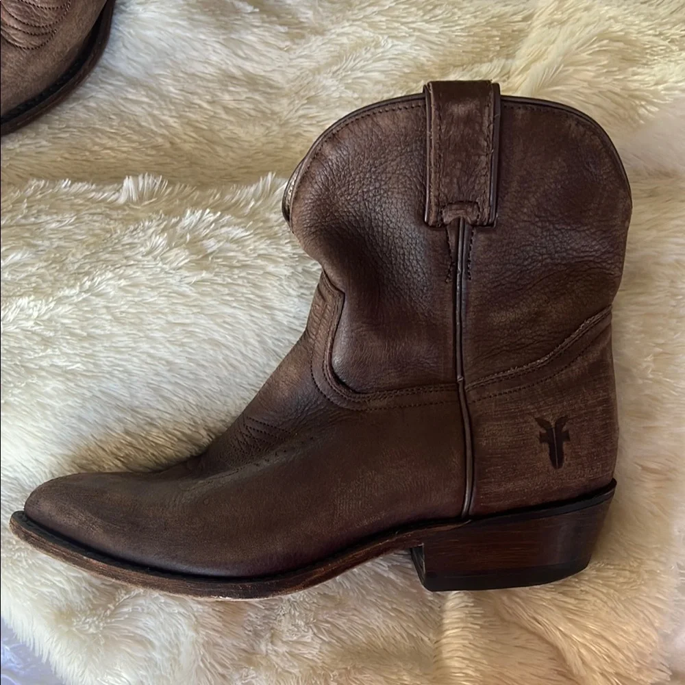 Frye Billy Leather Western Boots 8.5 - Picture 3 of 8